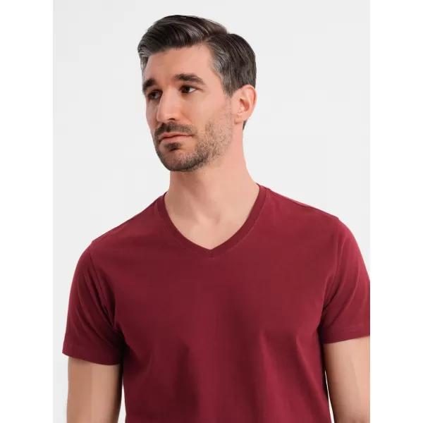  Srajca OMBRE OM-TSBS-0237 MAROON 