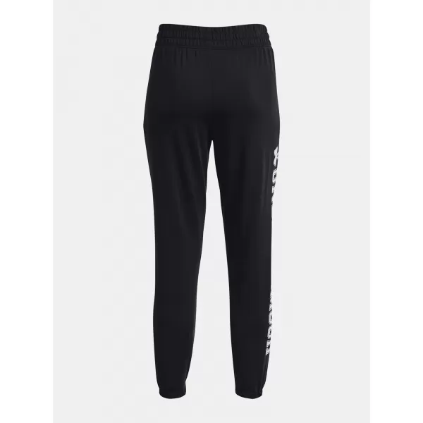  Ženske trenirke UNDER ARMOUR RIVAL TERRY GRAPHIC JOGR 1379437-001 ČRNA 