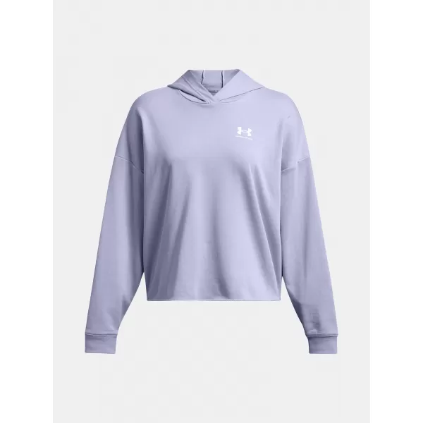  Ženski pulover UNDER ARMOUR RIVAL TERRY OS HOODIE 1382736-539 VIJOLIČNA 