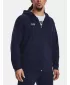Moški pulover UNDER ARMOUR RIVAL FLEECE FZ HOODIE 1379767-410 MODRA
