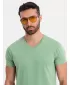 Srajca OMBRE OM-TSBS-0237 ZELENO