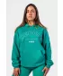 Oversize jopica s kapuco GYM RAT 256 GREEN Nebbia