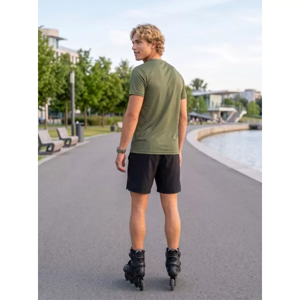  Moška funkcionalna majica ALTISPORT NoPrint NP/ALM421 KHAKI 