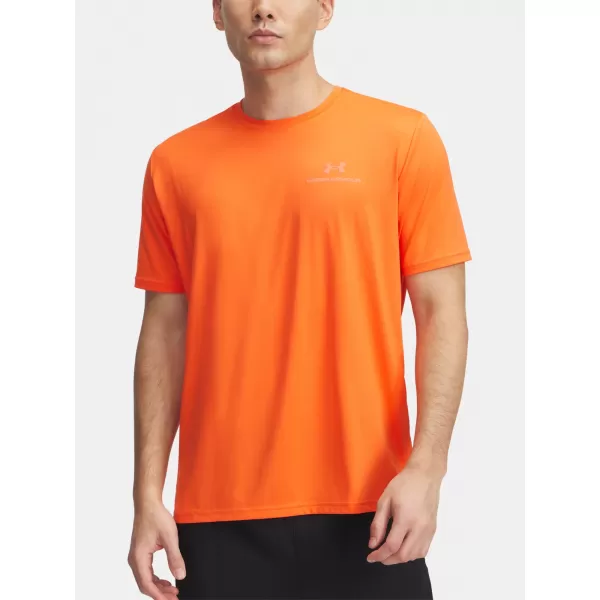  Moška majica s kratkimi rokavi UNDER ARMOUR VANISH ENERGY SS 1383973-847 ORANŽNA 