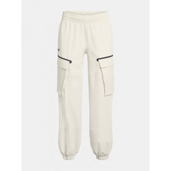  Ženske športne hlače UNDER ARMOUR UNSTOPPABLE CARGO PANT 1386481-110 BELA 