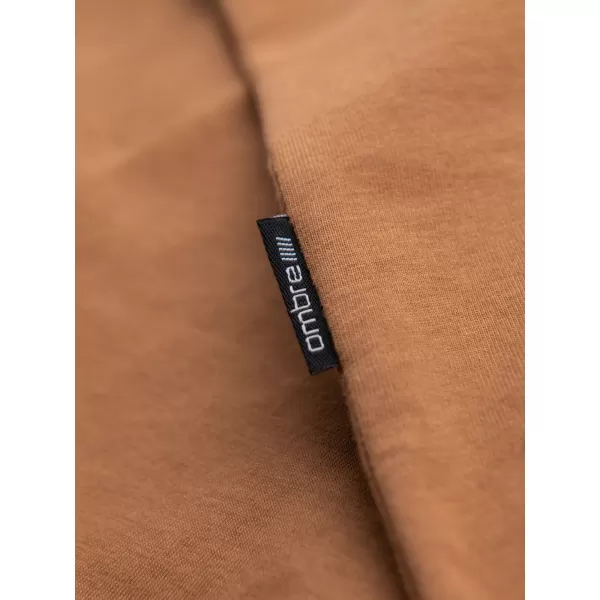  Srajca OMBRE OM-TSBS-0237 RJAVA 