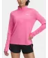Ženska majica s kratkimi rokavi UNDER ARMOUR TECH 1/2 ZIP- TWIST 1384225-672 ROZA