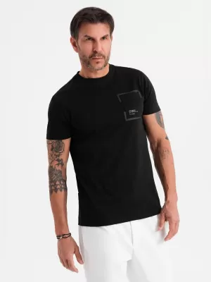 Srajca OMBRE OM-TSPT-0154 ČRN