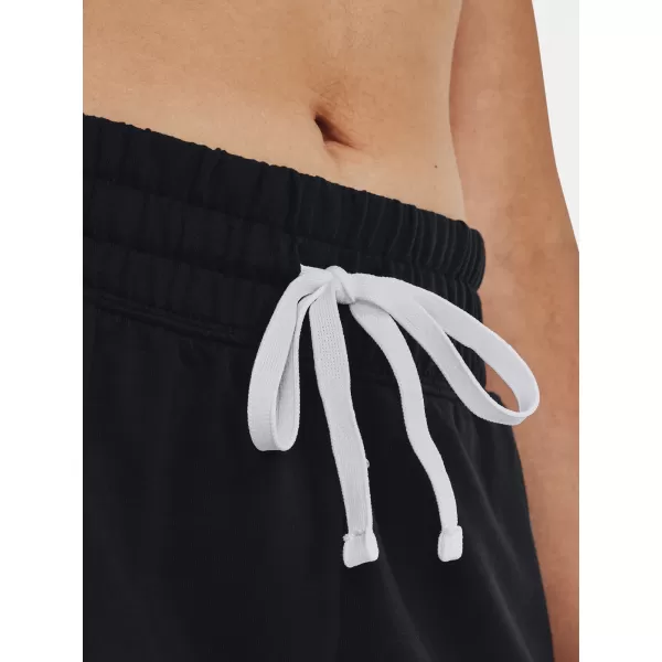  Ženske trenirke UNDER ARMOUR RIVAL TERRY GRAPHIC JOGR 1379437-001 ČRNA 