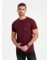 Srajca OMBRE OM-TSPT-0154 MAROON