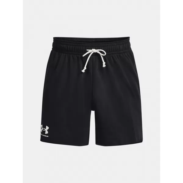  Moške kratke hlače UNDER ARMOUR RIVAL TERRY 6IN SHORT 1382427-001 ČRNA 