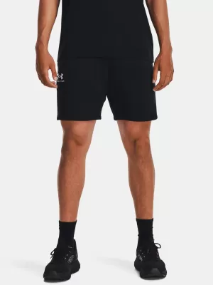 Moške kratke hlače UNDER ARMOUR ESSENTIAL FLEECE SHORTS 1380377-001 ČRNA
