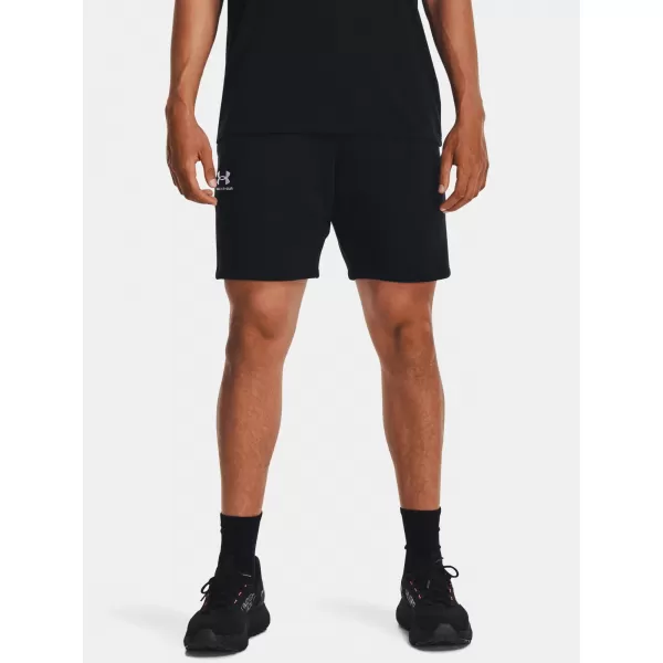  Moške kratke hlače UNDER ARMOUR ESSENTIAL FLEECE SHORTS 1380377-001 ČRNA 