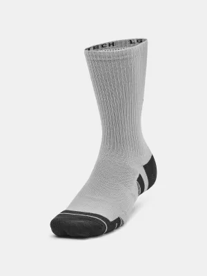 Nogavice UNDER ARMOUR PERFORMANCE TECH CREW (3 PÁRY) 1379512-011 SIVA