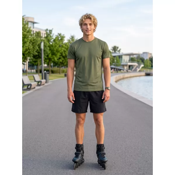  Moška funkcionalna majica ALTISPORT NoPrint NP/ALM421 KHAKI 