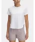 Ženska majica s kratkimi rokavi UNDER ARMOUR LAUNCH ELITE SHORTSLEEVE 1389564-100 BELA