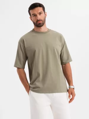 Srajca OMBRE OM-TSBC-0234 KHAKI