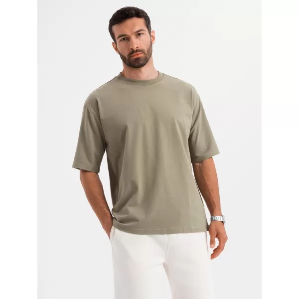  Srajca OMBRE OM-TSBC-0234 KHAKI 