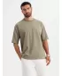 Srajca OMBRE OM-TSBC-0234 KHAKI