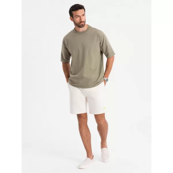  Srajca OMBRE OM-TSBC-0234 KHAKI 