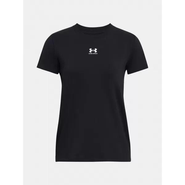 Ženska majica s kratkimi rokavi UNDER ARMOUR CAMPUS CORE SS 1383648-001 ČRNA 