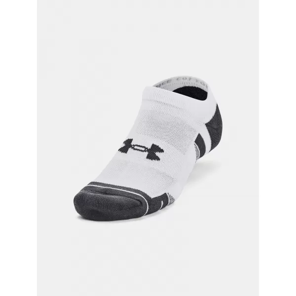  Nogavice UNDER ARMOUR PERFORMANCE COTTON NS (3 PÁRY) 1379526-100 BELA 