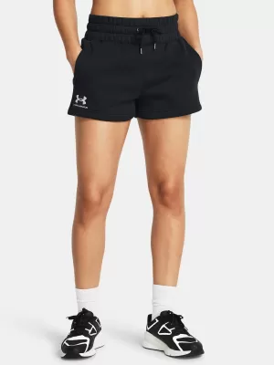 Ženske kratke hlače UNDER ARMOUR ICON FLEECE BOXER SHORTS 1382725-001 ČRNA
