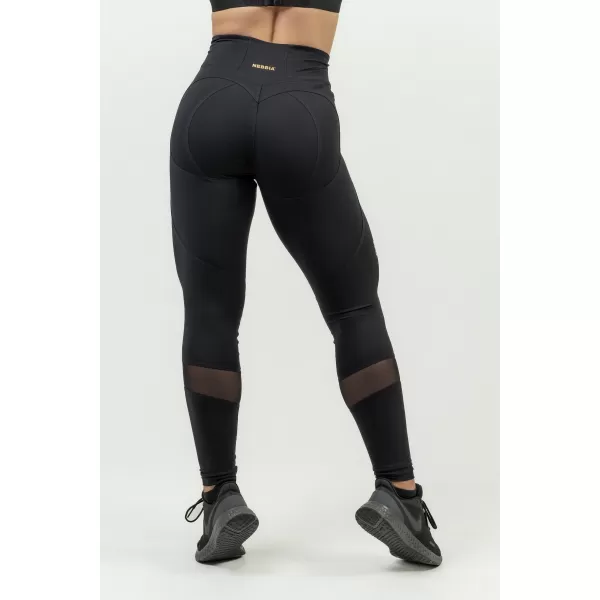  Ženske oblikovalne push-up pajkice INTENSE Heart-Shaped 843 BLACK/GOLD Nebbia 