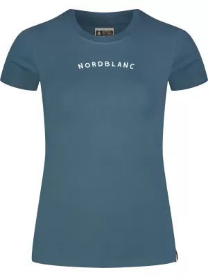 Ženska majica s kratkimi rokavi NORDBLANC INTERSECT NBSLT8179 MODRA
