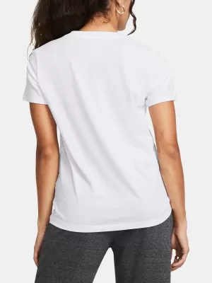 Ženska majica s kratkimi rokavi UNDER ARMOUR CAMPUS CORE SS 1383648-100 BELA