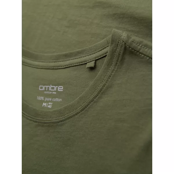  Srajca OMBRE OM-TSBS-0236 KHAKI 