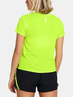 Ženska majica s kratkimi rokavi UNDER ARMOUR LAUNCH SHORTSLEEVE 1382434-731 ZELENA