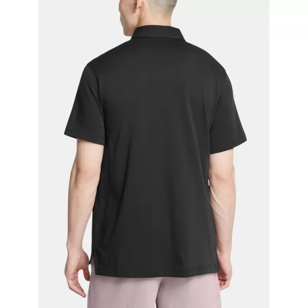  Moška majica s kratkimi rokavi UNDER ARMOUR ICON POLO 1386608-001 ČRNA 