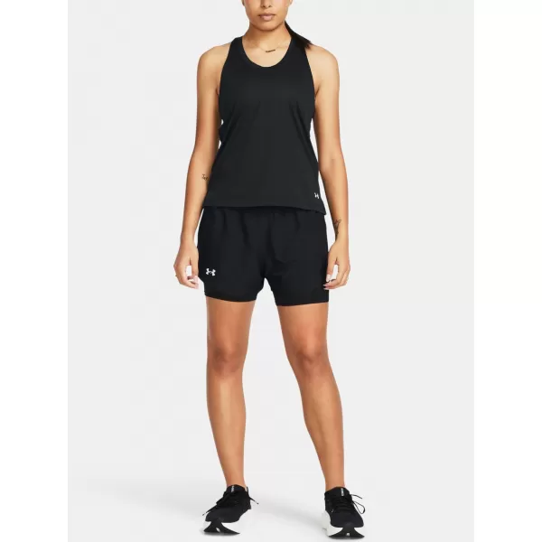  Ženske kratke hlače UNDER ARMOUR FLY BY 2-IN-1 SHORTS 1382440-001 ČRNA 