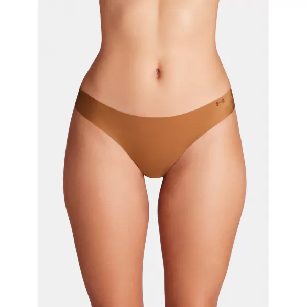  Ženske tangice UNDER ARMOUR PURE STRETCH NS THONG 1383893-600 RJAVA 