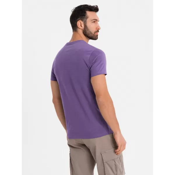  Srajca OMBRE OM-TSBS-0236 VIJOLIČNA 