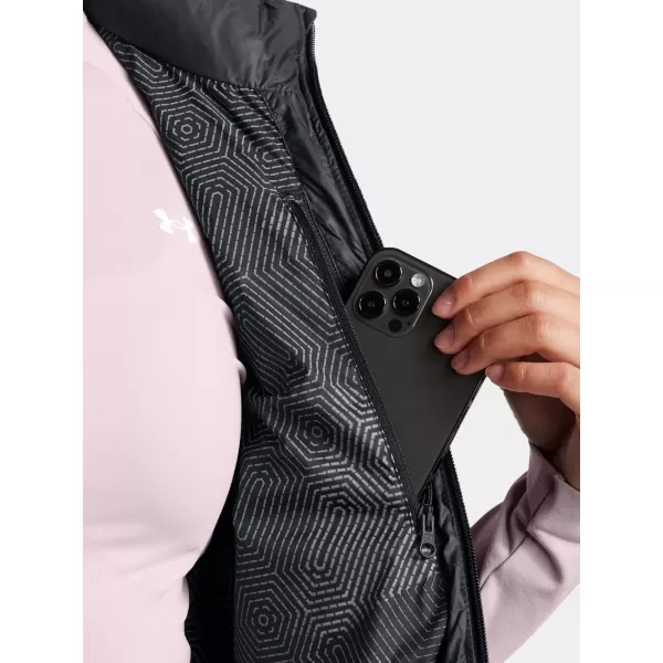  Ženski telovnik UNDER ARMOUR LEGEND DOWN VEST 1385853-001 ČRNA 