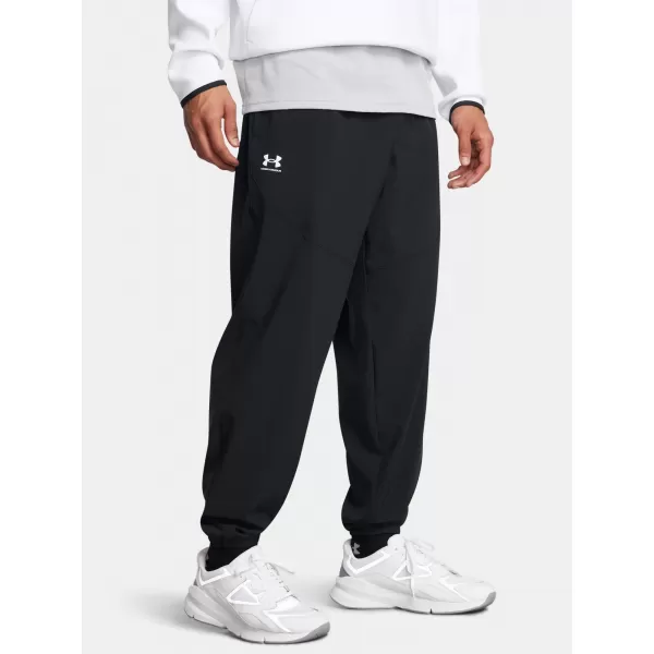  Moške trenirke UNDER ARMOUR VIBE WOVEN JOGGER 1386557-001 ČRNA 