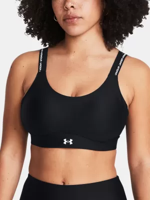 Ženski nedrček UNDER ARMOUR INFINITY MID 2.0 RIB BRA 1385433-001 ČRNA