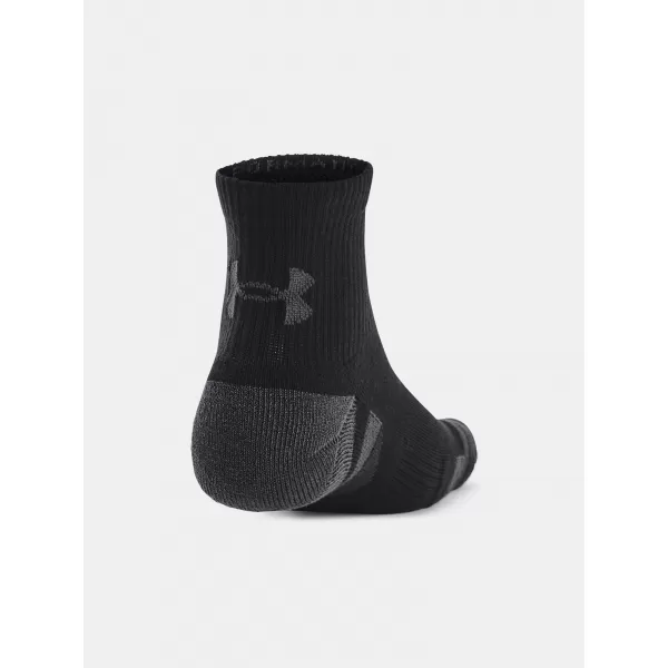  Nogavice UNDER ARMOUR PERFORMANCE TECH QTR (3 PÁRY) 1379510-001 ČRNA 