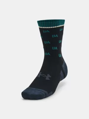 Nogavice UNDER ARMOUR PERF COTTON NOV MID (2 PÁRY) 1379534-002 ČRNA