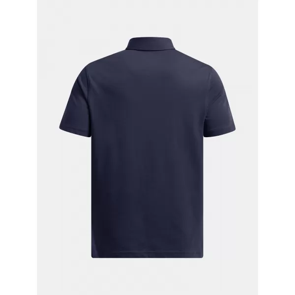  Moška majica s kratkimi rokavi UNDER ARMOUR ICON POLO 1386608-410 MODRA 