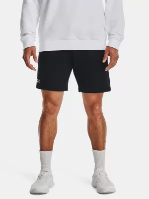 Moške kratke hlače UNDER ARMOUR RIVAL FLEECE SHORTS 1379779-001 ČRNA