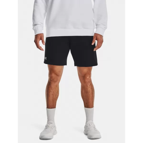  Moške kratke hlače UNDER ARMOUR RIVAL FLEECE SHORTS 1379779-001 ČRNA 