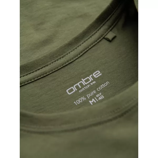  Srajca OMBRE OM-TSBS-0236 KHAKI 