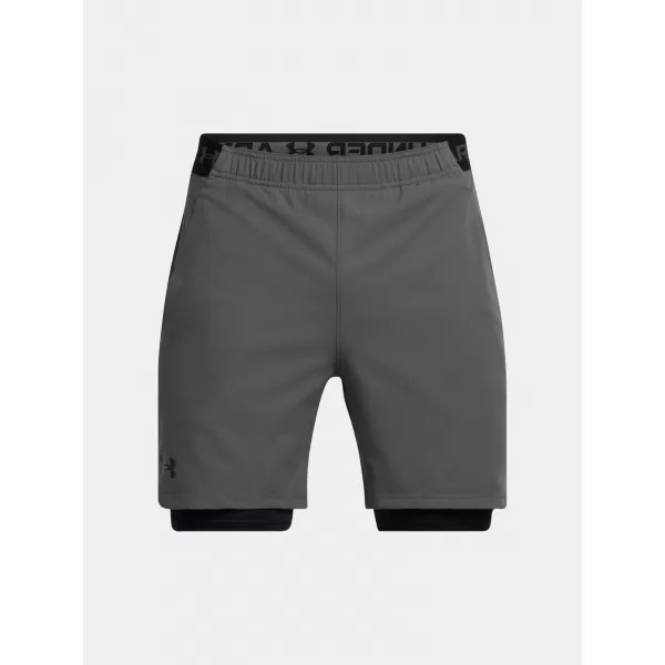  Moške kratke hlače UNDER ARMOUR VANISH WOVEN 2IN1 STS 1373764-025 SIVA 