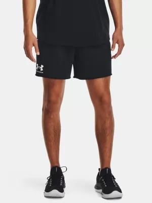 Moške kratke hlače UNDER ARMOUR RIVAL TERRY 6IN SHORT 1382427-001 ČRNA