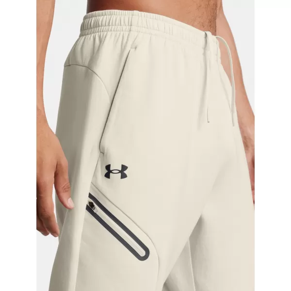  Moške trenirke UNDER ARMOUR UNSTOPPABLE FLC JGR EU 1389353-110 BELA 