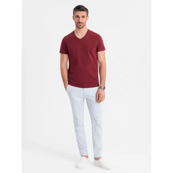  Srajca OMBRE OM-TSBS-0237 MAROON 