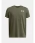 Fantovska majica s kratkimi rokavi UNDER ARMOUR B ICON TAPED SS 6001583-390 ZELENA